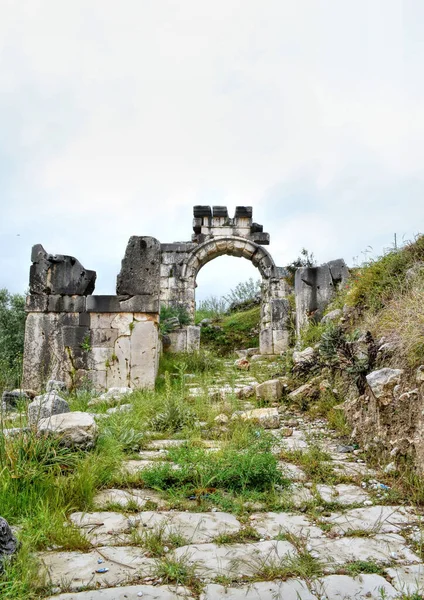 Antalya Turkiet Maj 2014 Xanthos Ancient City Monumental Valvport Vid — Stockfoto
