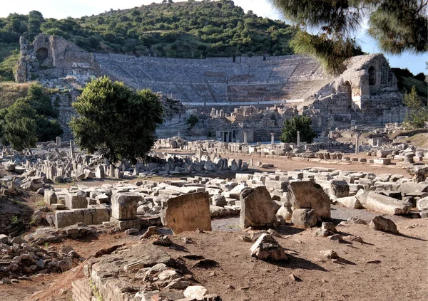 2018 Izmir Selcuk Turkey May 2018 Great Theater Ephesus Ancient — 스톡 사진