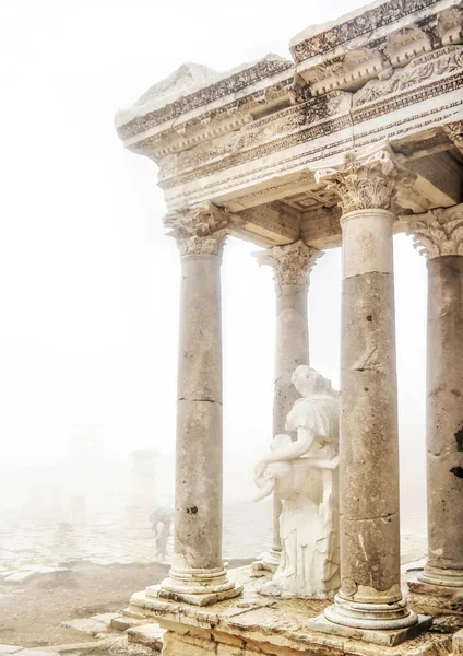 Sagalassos Burdur Turkey Oct 2019 Sagalassos Monumentális Szökőkútja Ókori Város — Stock Fotó