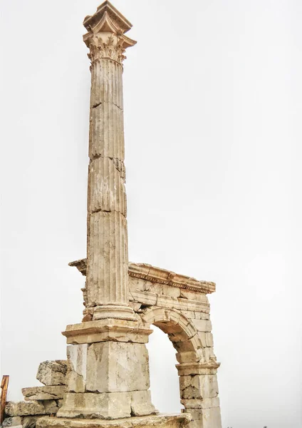 Sagalassos Burdur Turkey Oct 2019 Monumental Arch Gate Sagalassos Ancient — Stock Photo, Image