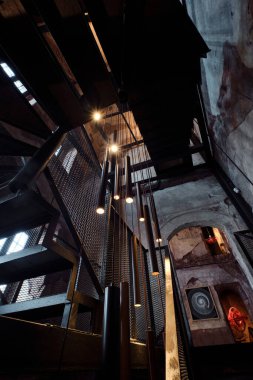 Istanbul, Turkey - January, 2023: (Halic Sanat) Halic Art Gallery converted from old greek house by IBB Metropolitan Municipality on Balat District, Goldenhorn