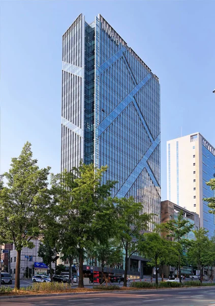 Séoul Corée Sud Mai 2019 Conception Façades Bâtiments Inwoo Architecture — Photo