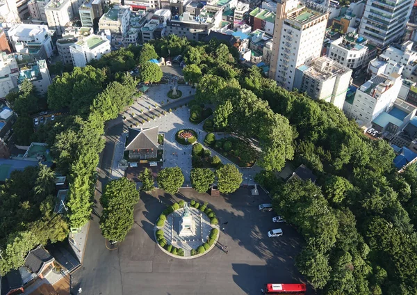 Пусан Южная Корея Май 2019 Года Парк Городской Пейзаж Вокруг — стоковое фото