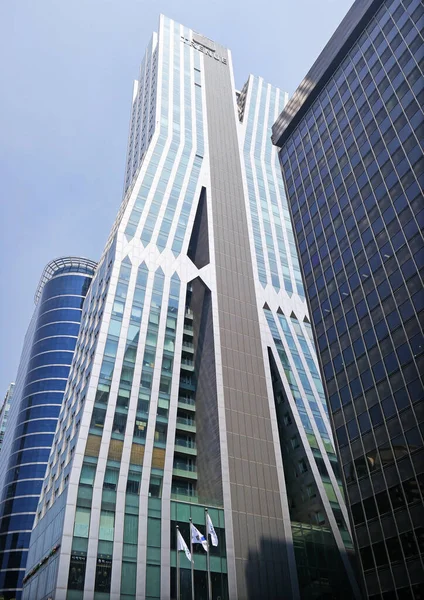 Seul Güney Kore Mayıs 2022 Trenue Kulesi Bundle Matrix Şekilli — Stok fotoğraf
