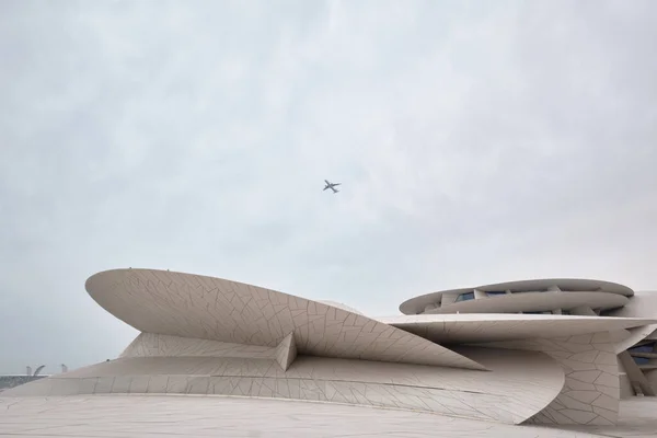 Доха Катар Апрель 2023 Года Национальный Музей Катара Спроектированный Архитектором — стоковое фото
