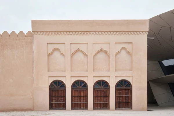 Doha Qatar April 2023 Het Oorspronkelijke Paleis Van Sjeik Abdullah — Stockfoto