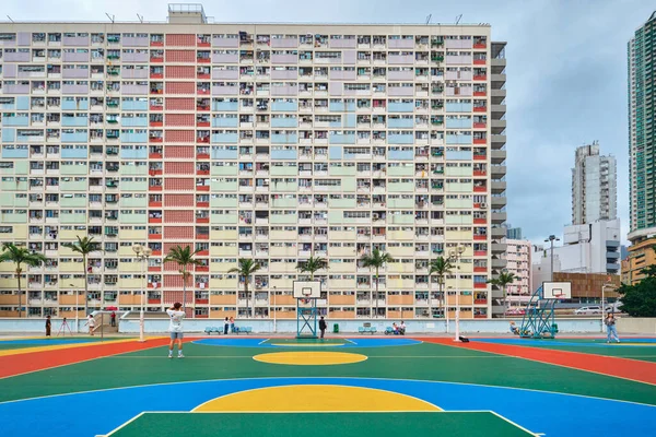 Hong Kong Sar Chine Avril 2023 Choi Hung Estate Terrains — Photo