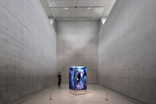 Hong Kong China April 2023 Concrete Tentoonstellingshal Van Museum West — Stockfoto