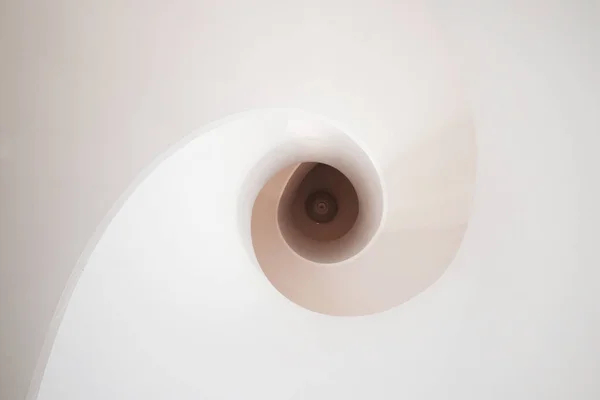 Stock image Hong Kong, China - April 10 2023: White spiral stairs in 