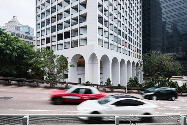 中国香港 2023年4月24日 默里酒店 有车驶入前厅 — 图库照片