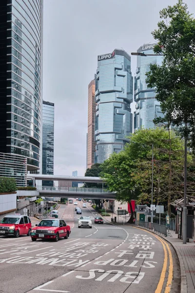 2023年4月24日 ポール ルドルフが設計したアドミラルティにある香港公園とリッポ センターのツインタワー高層ビル — ストック写真