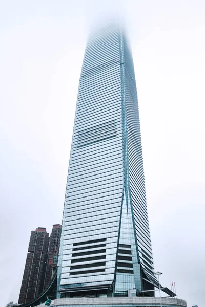 Hong Kong Čína Dubna 2023 Mezinárodní Obchodní Centrum Které Nejvyšší — Stock fotografie
