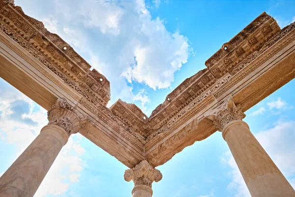 Mugla Τουρκία Ιουλίου 2023 Αρχιτεκτονικά Λείψανα Της Αρχαίας Πόλης Της — Φωτογραφία Αρχείου