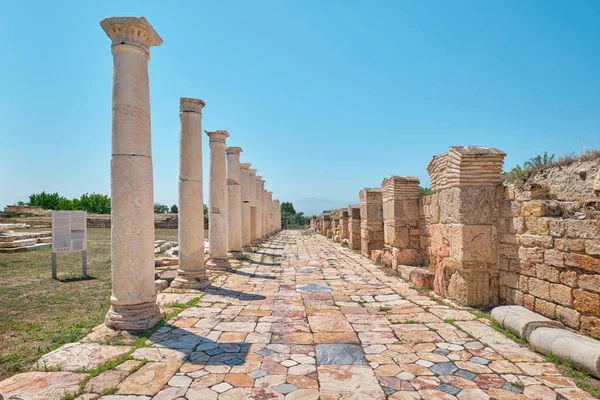 Denizli Turcja Lipca 2023 Agora Kolumnada Ulicy Starożytnego Miasta Tripolis — Zdjęcie stockowe