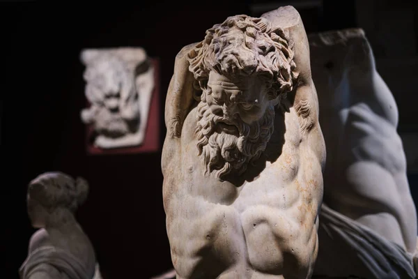 Stambuł Turcja Września 2023 Marmurowa Rzeźba Marsylii Stambule Muzea Archeologiczne — Zdjęcie stockowe