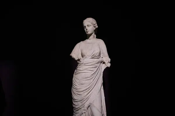 Stambuł Turcja Września 2023 Marmurowy Posąg Muzy Stambule Muzeum Archeologiczne — Zdjęcie stockowe