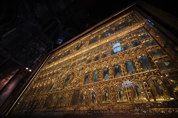 Velence Olaszország November 2023 Arany Pala Oro Szent Márk Bazilika — Stock Fotó