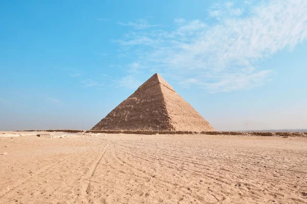 エジプト 12月24 2023 ハフリーのピラミッド カフラとして読む Khefren — ストック写真
