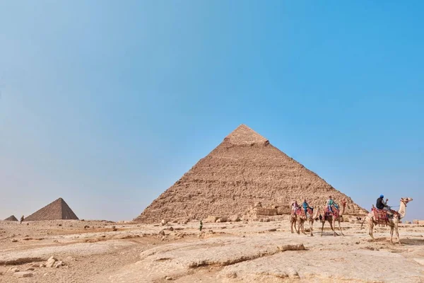 Gizeh Égypte Décembre 2023 Pyramide Khafre Également Lue Khafra Khefren — Photo