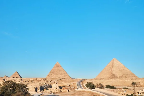 Giza Egypte December 2023 Piramides Van Gizeh Sfinx — Stockfoto
