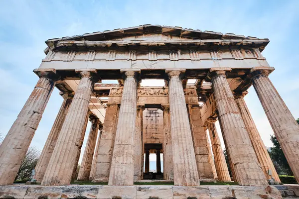 stock image Athens, Greece - March 03, 2024: Temple of Hephaestus in Ancient Agora