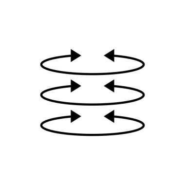 Basit Air Fryer Teknoloji Rozet Logosu Tasarımı. Sembol Çizgisi vektörü