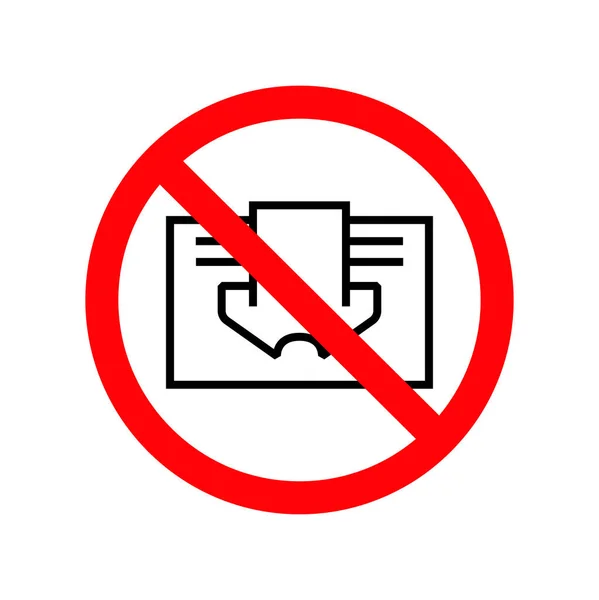 Cubra Imagen Símbolo Prohibición Signos Icono Del Vector Ilustraciones de stock libres de derechos