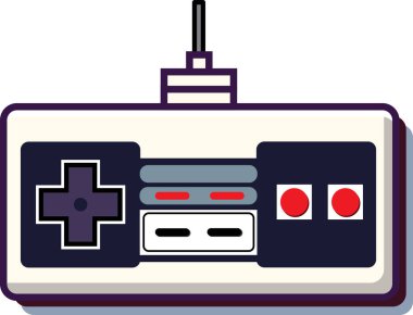 Beyaz Arkaplanda Retro 90 'ların Oyun Alanı Denetleyici Resimleri