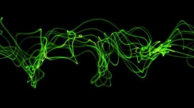 güzel soyut dinamik dalga teknolojisi arka planı ve parlak dijital efekt konsepti