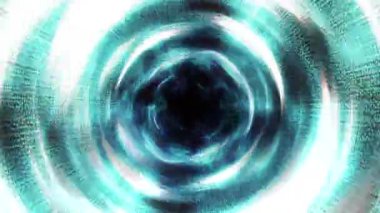 soyut dinamik dalga teknolojisi arka planında parlak dijital efekt konsepti 4K