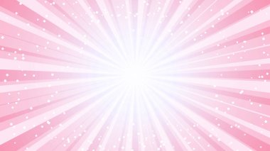 Işıldayan pembe radyasyon Arkaplan çizimi.