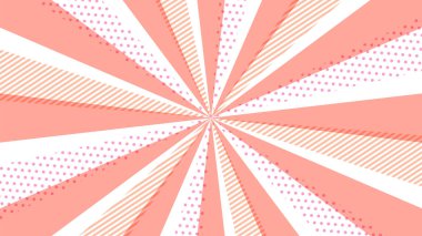 Ilık renkte radyasyon arkaplan çizimi.