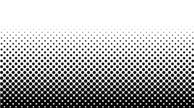 Noktalı gradyan vektör çizimi, beyaz ve siyah yarım ton arkaplan