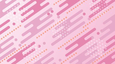 Geometrik arkaplan Memphis (pembe)