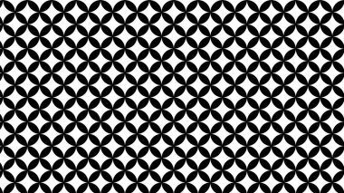 Japonca arkaplan: Monokromda JModern Japon Geometrik Deseni (Shippou)