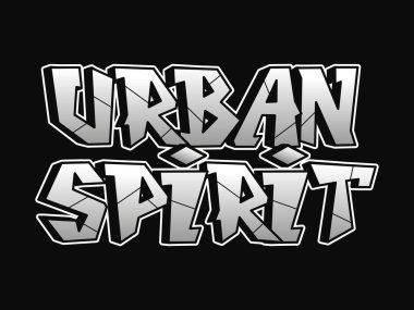 Cesur, stilize tipografi, şehir ruhunu grafitiden esinlenilmiş bir estetik ile ortaya koyuyor..