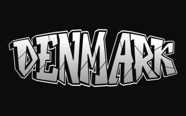 Gösterişli graffiti sanatı Danimarka 'yı koyu, gölgeli ve özet harflerle tanımlıyor..