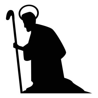 Joseph Manger karakter siluet simgesi