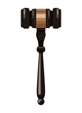 Tahta çekiç tokmak adalet simgesi