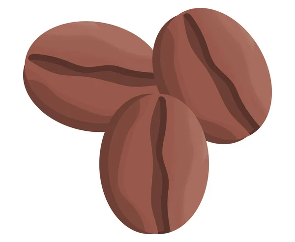 Coffee Toast Seeds Nature Icon — Wektor stockowy