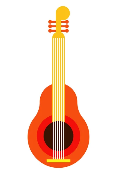 stock vector guitar instrument musical isolated icon