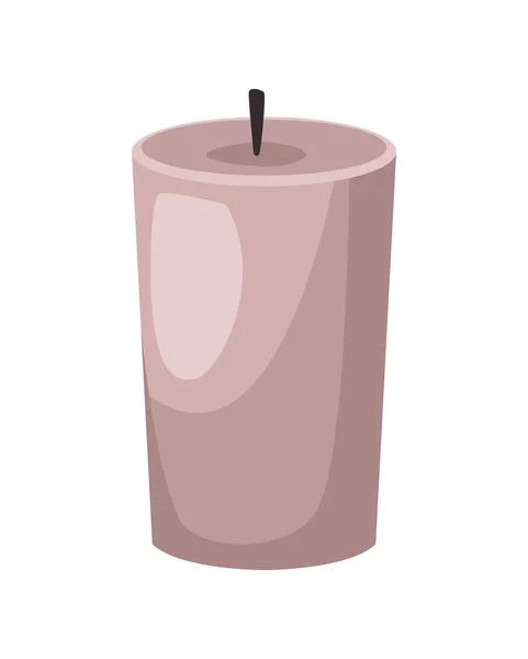 Spa Ροζ Κερί Κερί Εικονίδιο — Διανυσματικό Αρχείο