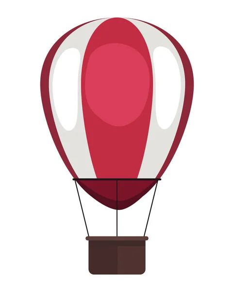 Αερόστατο Αέρα Θερμού Ταξιδιού Εικονίδιο — Διανυσματικό Αρχείο