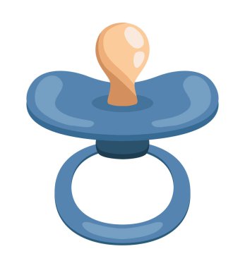 mavi emzik bebek aksesuar simgesi