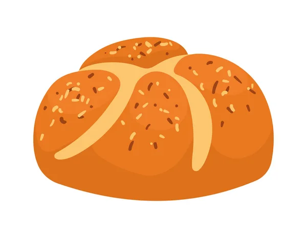 Ícone Produto Pastelaria Pão Tabatiere —  Vetores de Stock