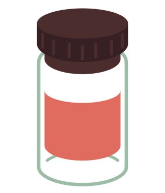 yeniden kullanılabilir cam kap simgesi izole edildi