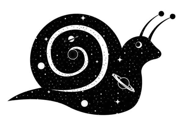 Значок Равлика Сюрреалістичного Стилю Астрології — стоковий вектор