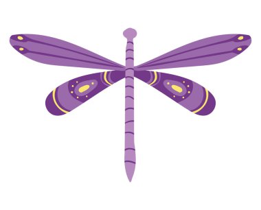 mor yusufçuk böcek hayvan simgesi
