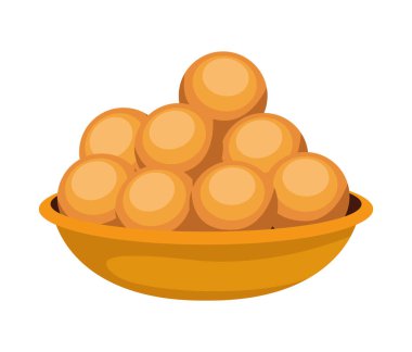 Ladoo lohri geleneksel yemek ikonu