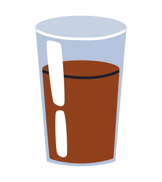 Coffee Drink Glass Icon — Stockvektor